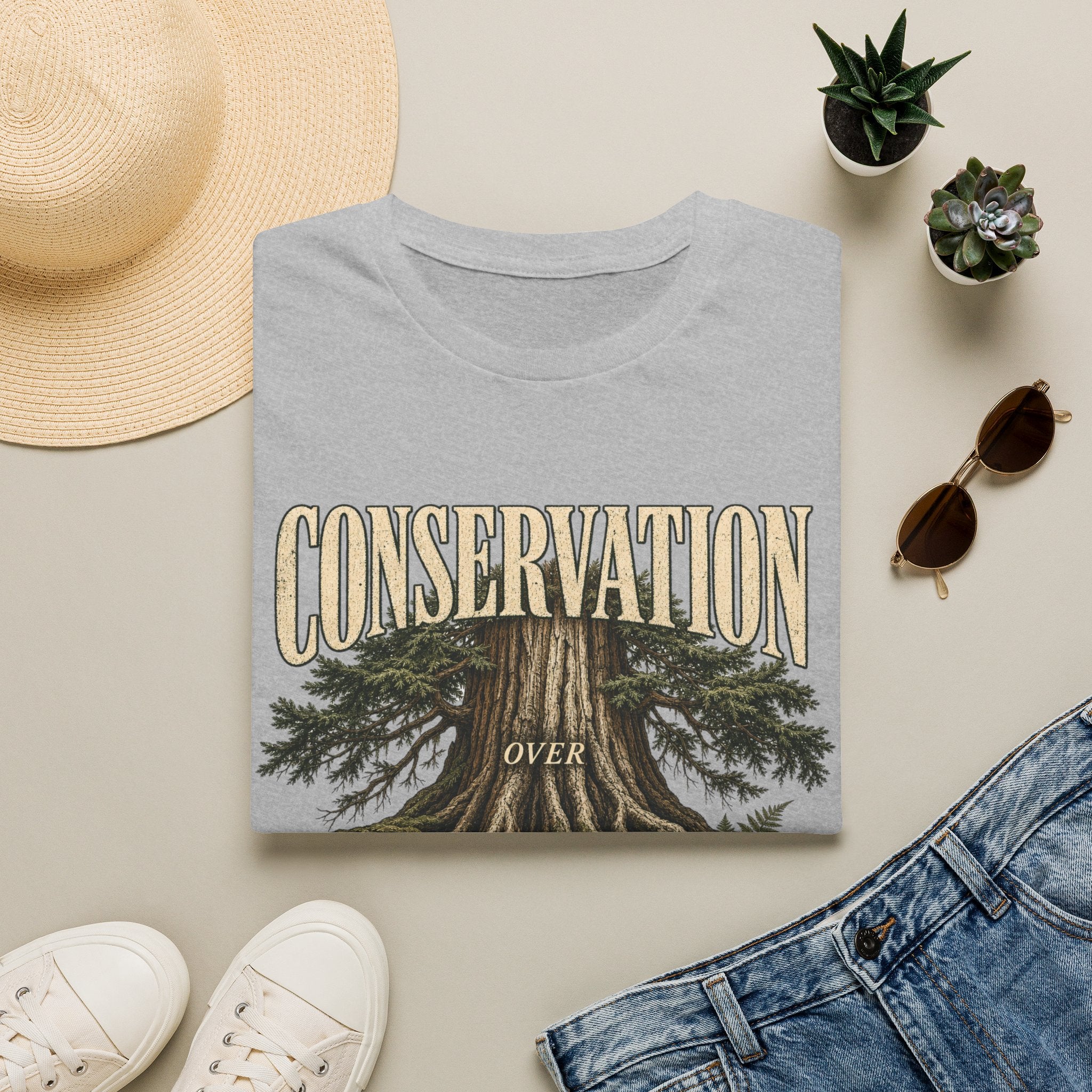 Conservation Over Extraction Tee
