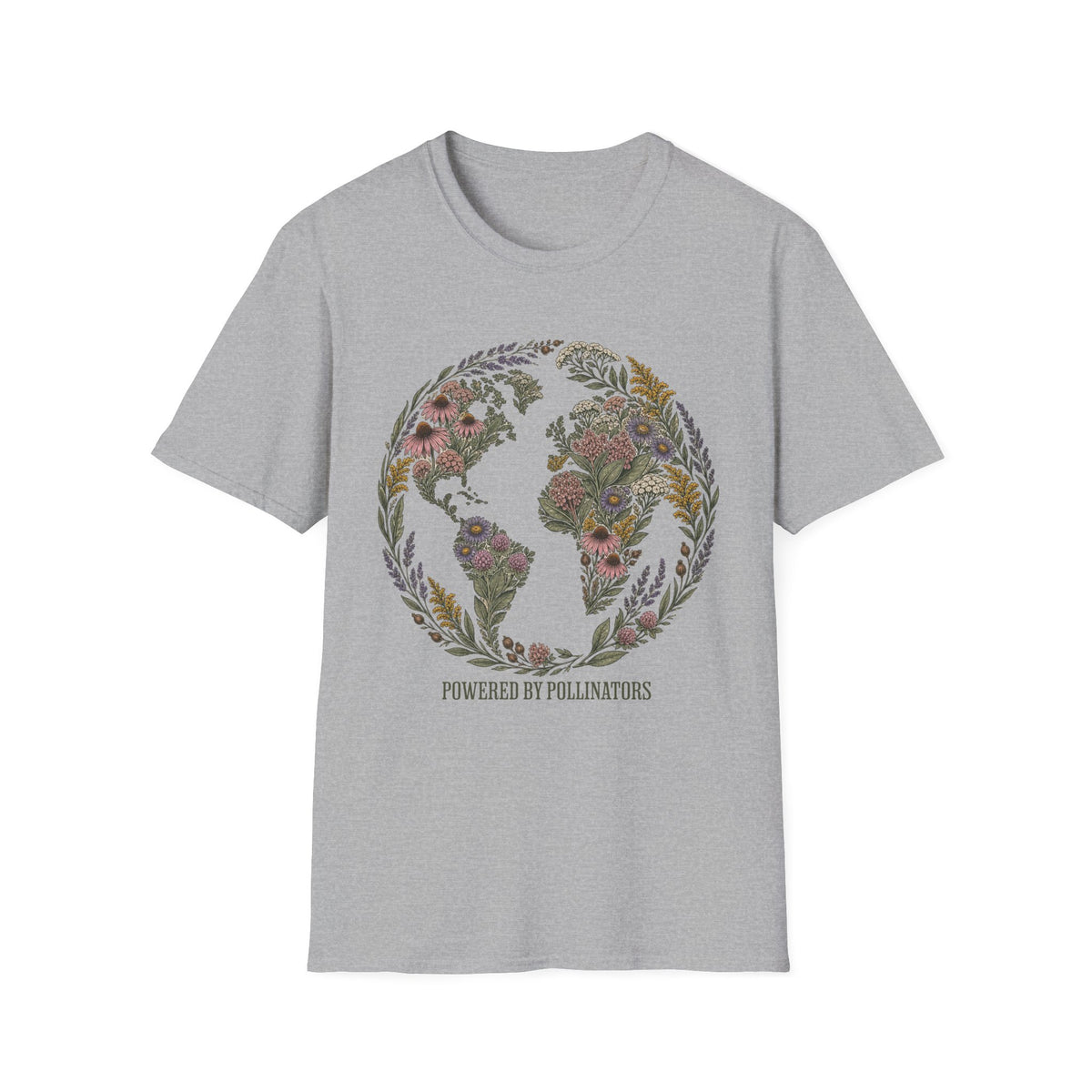 Powered By Pollinators 3 Tee