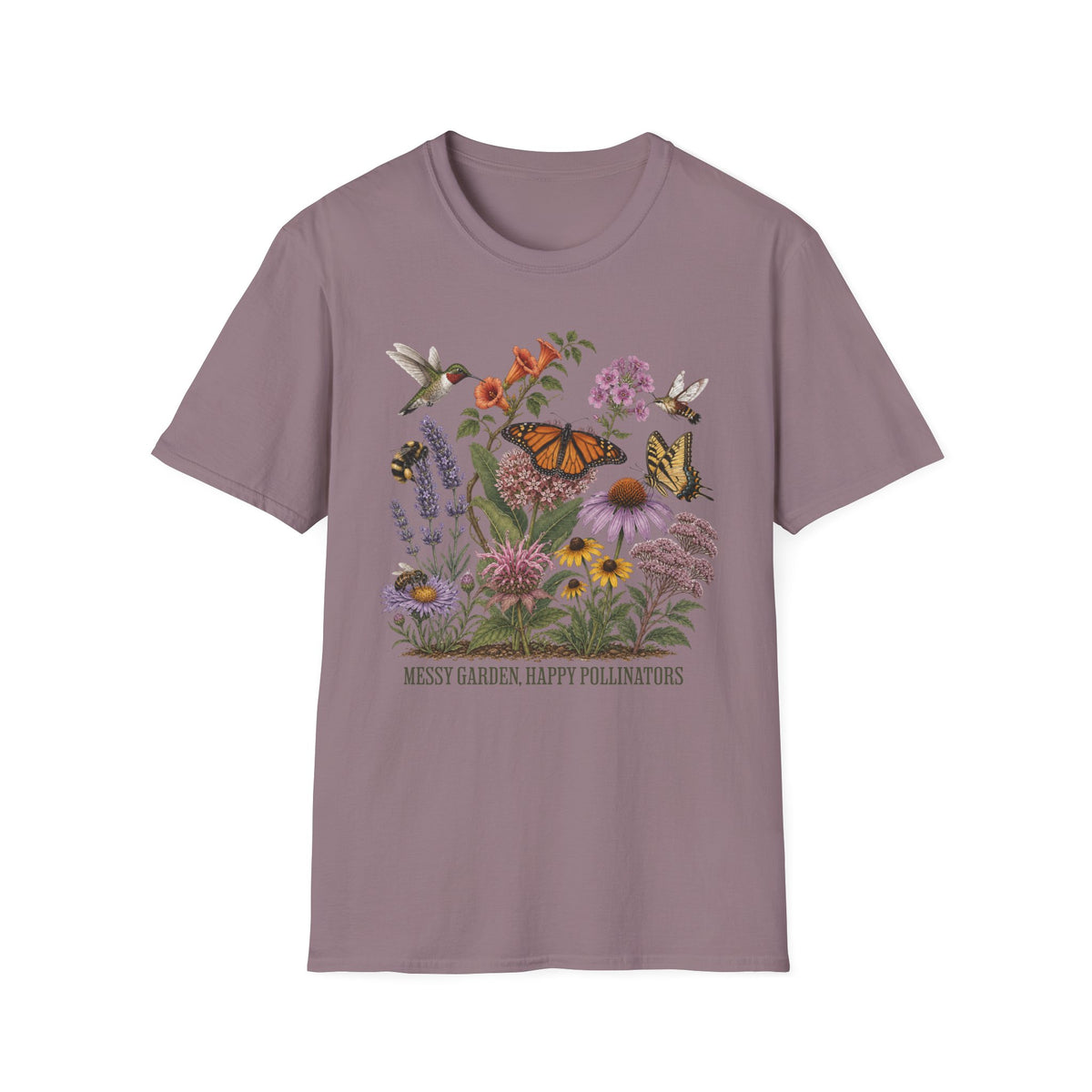 Messy Garden, Happy Pollinators 5 Tee