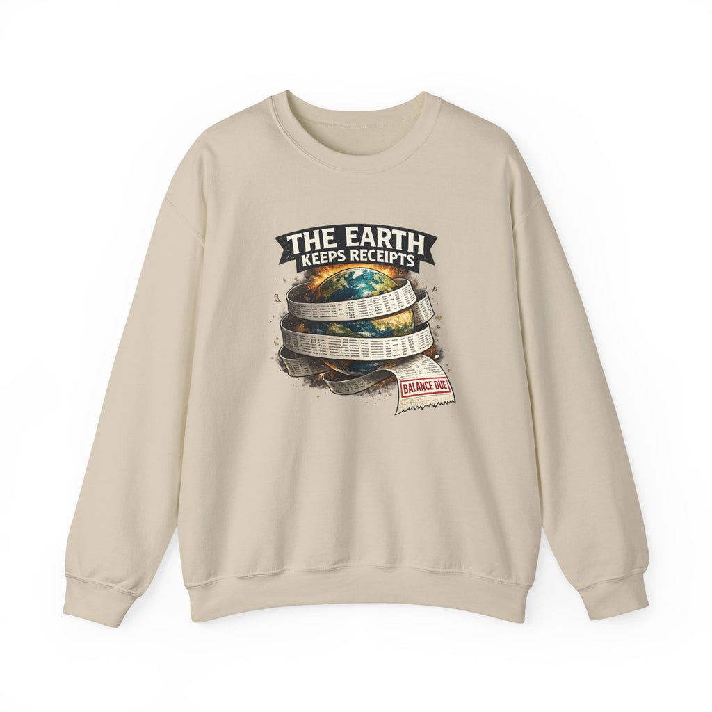 The Earth Keeps Receipts Crewneck Sweatshirt