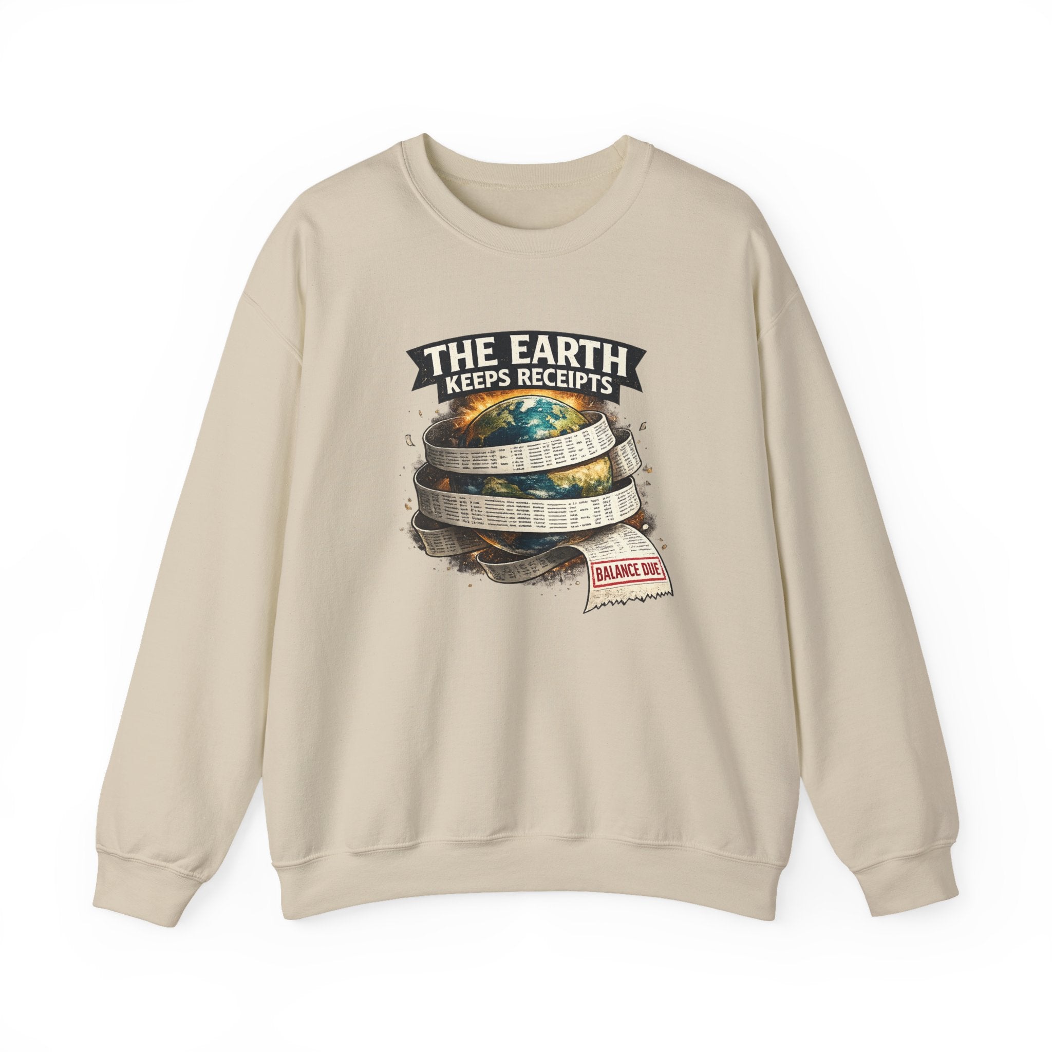 The Earth Keeps Receipts Crewneck Sweatshirt