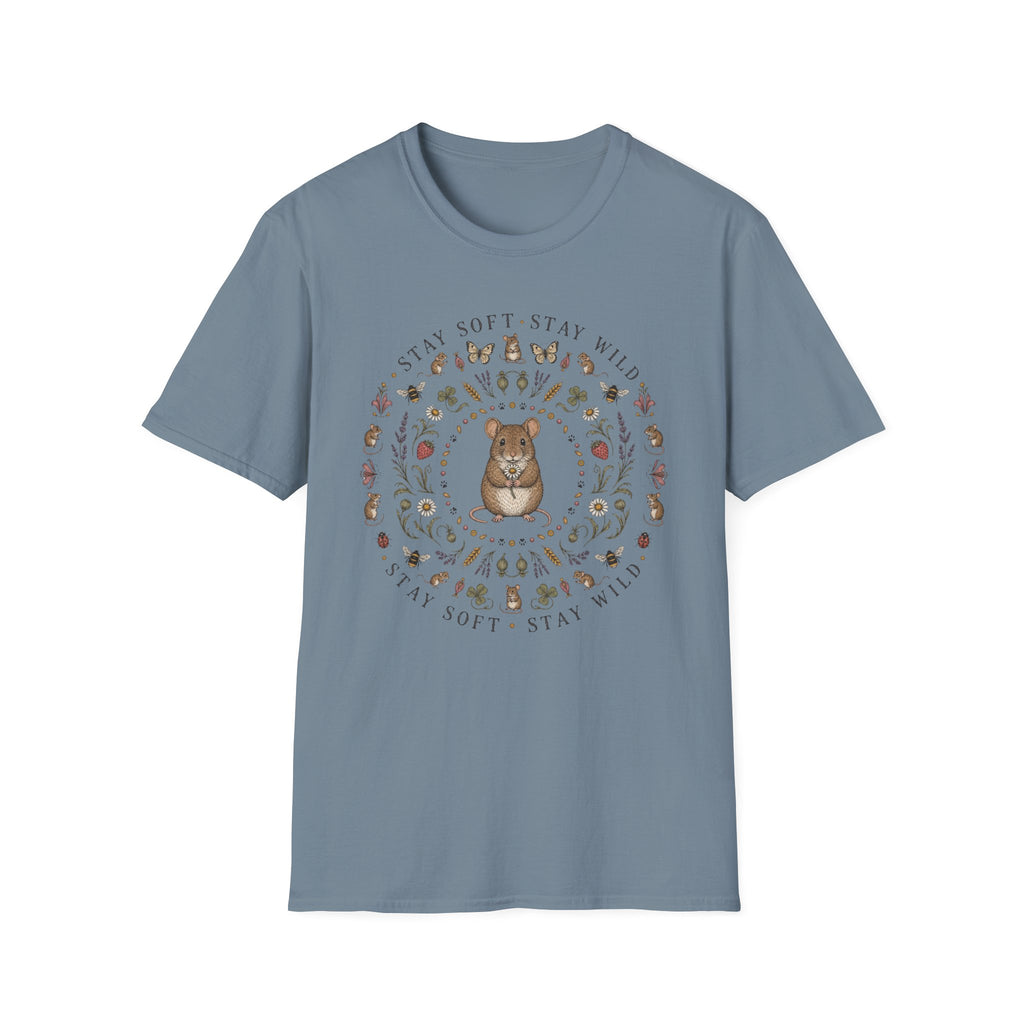 Stay Soft Mouse Mandala Tee
