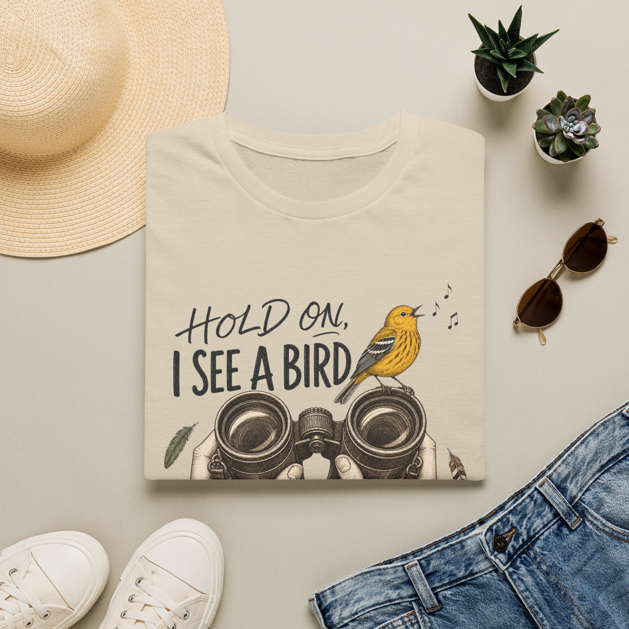 Hold On I See A Bird Tee