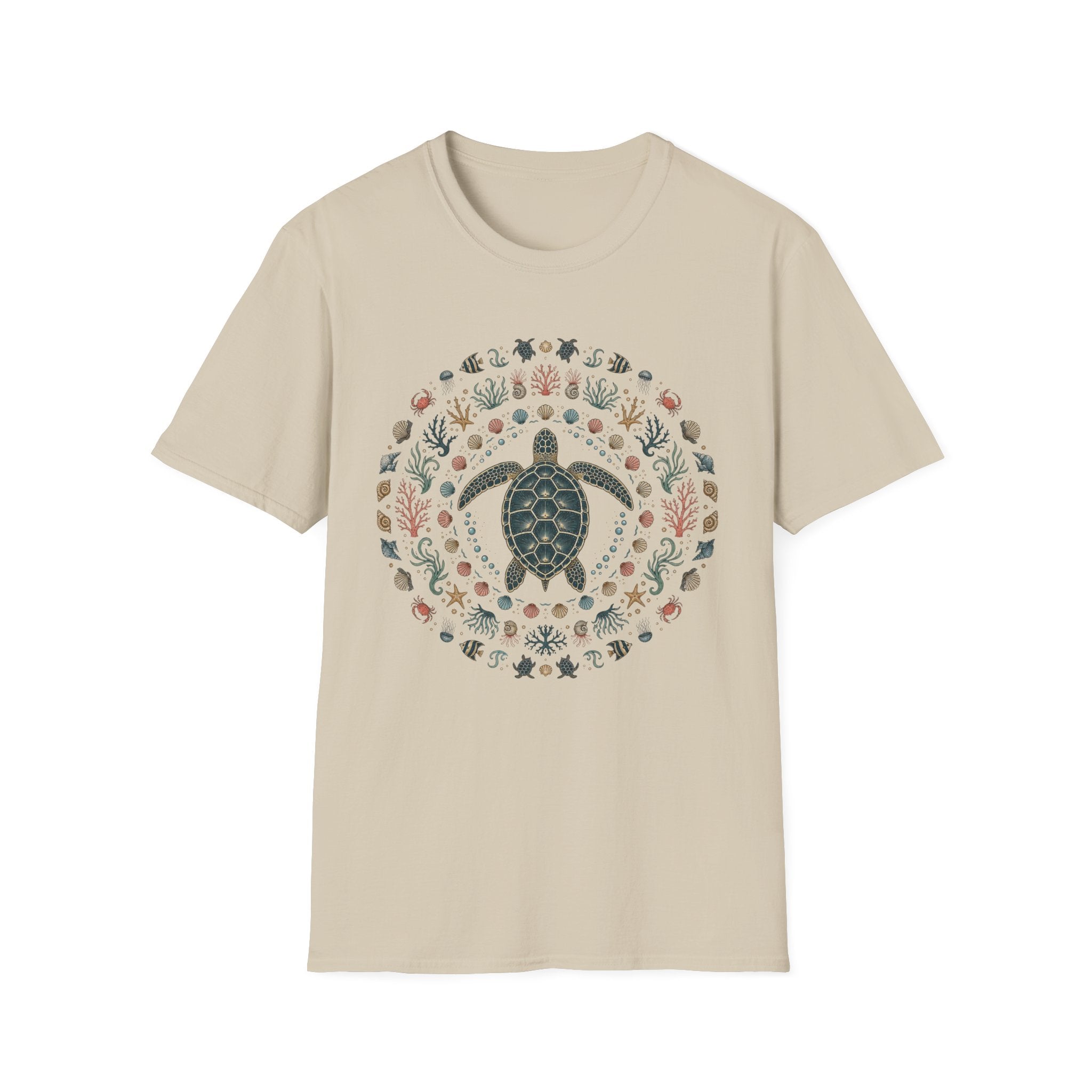 Sea Turtle Mandala Tee