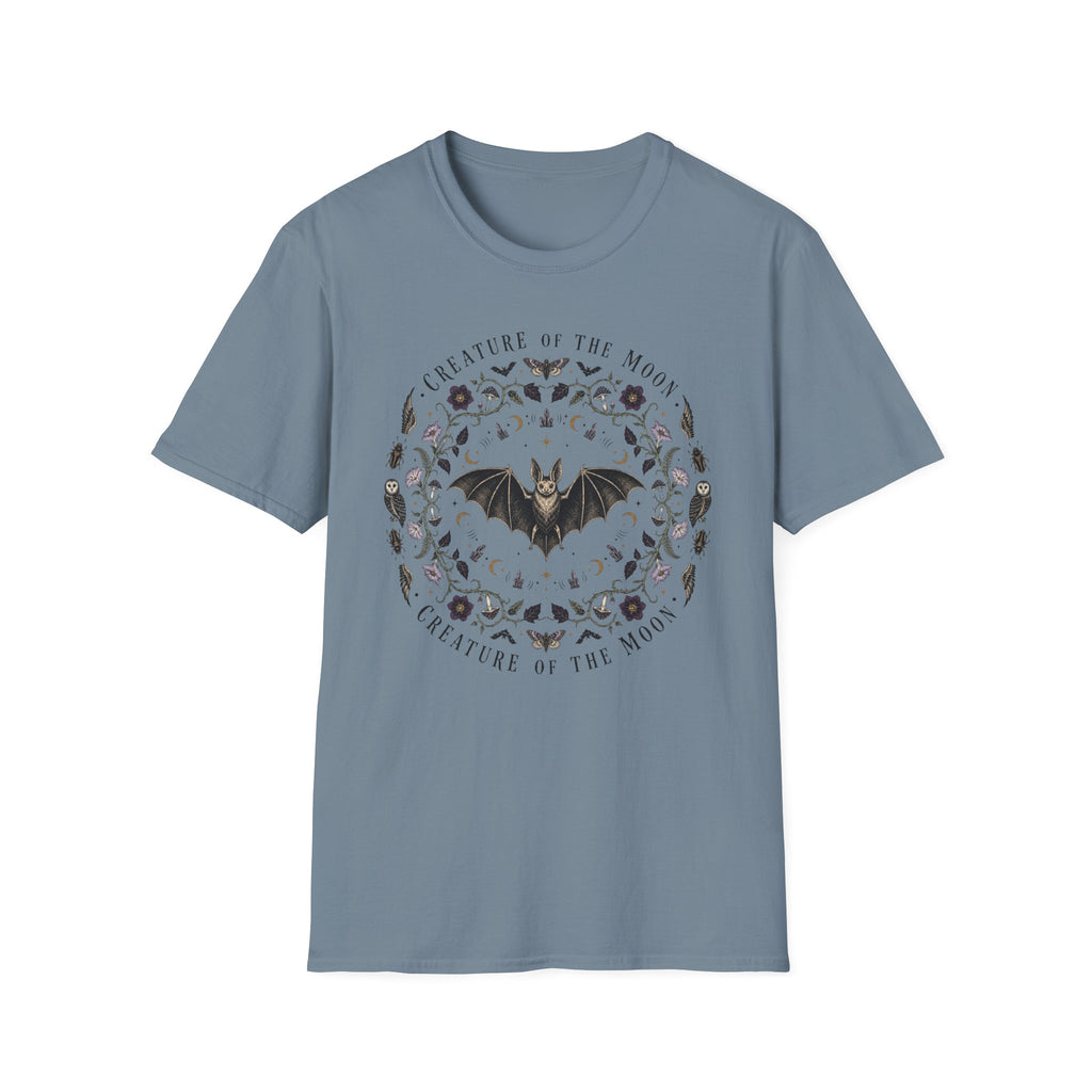 Creature Of The Moon Bat Mandala Tee