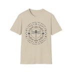 Dragonfly Light Above Mandala Tee