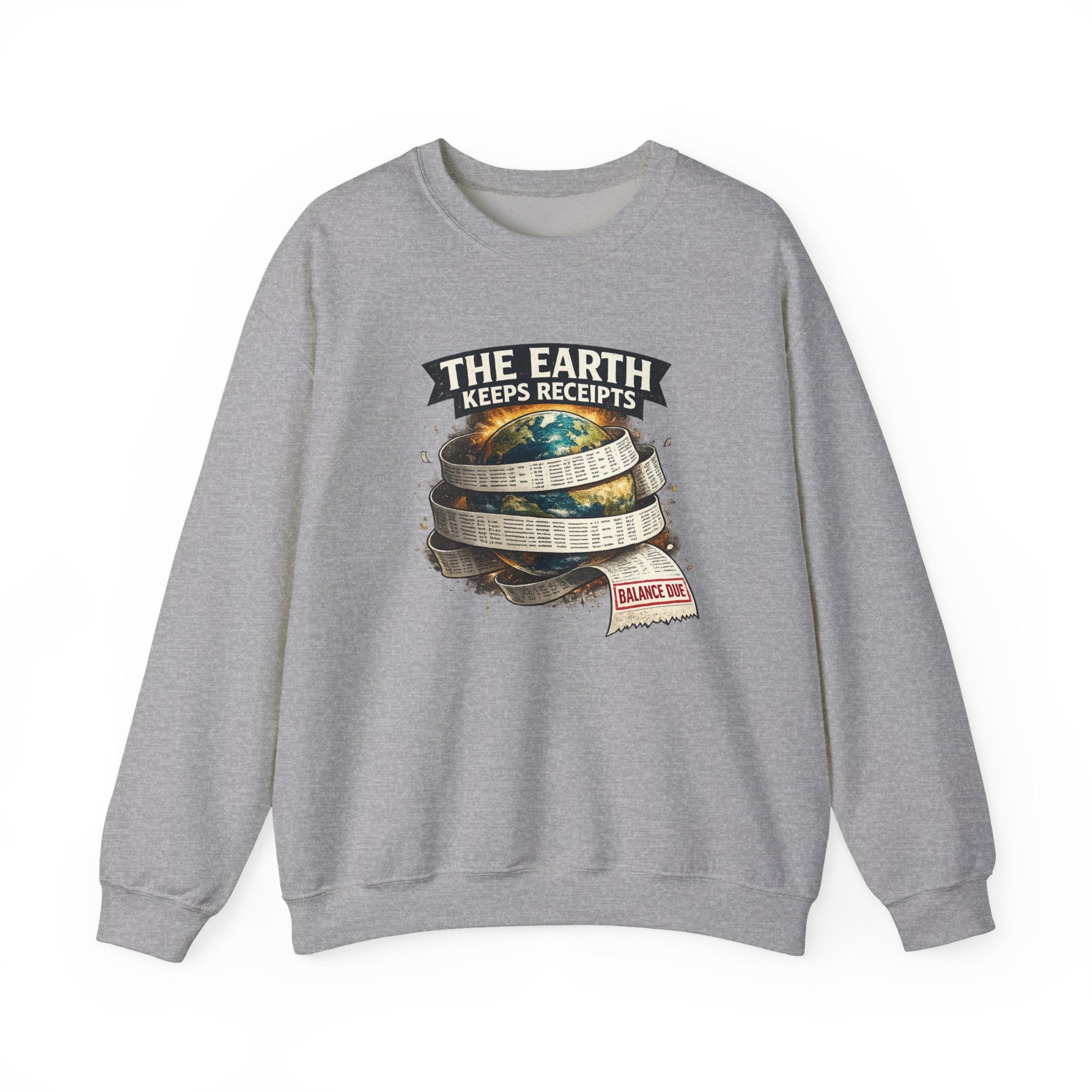 The Earth Keeps Receipts Crewneck Sweatshirt