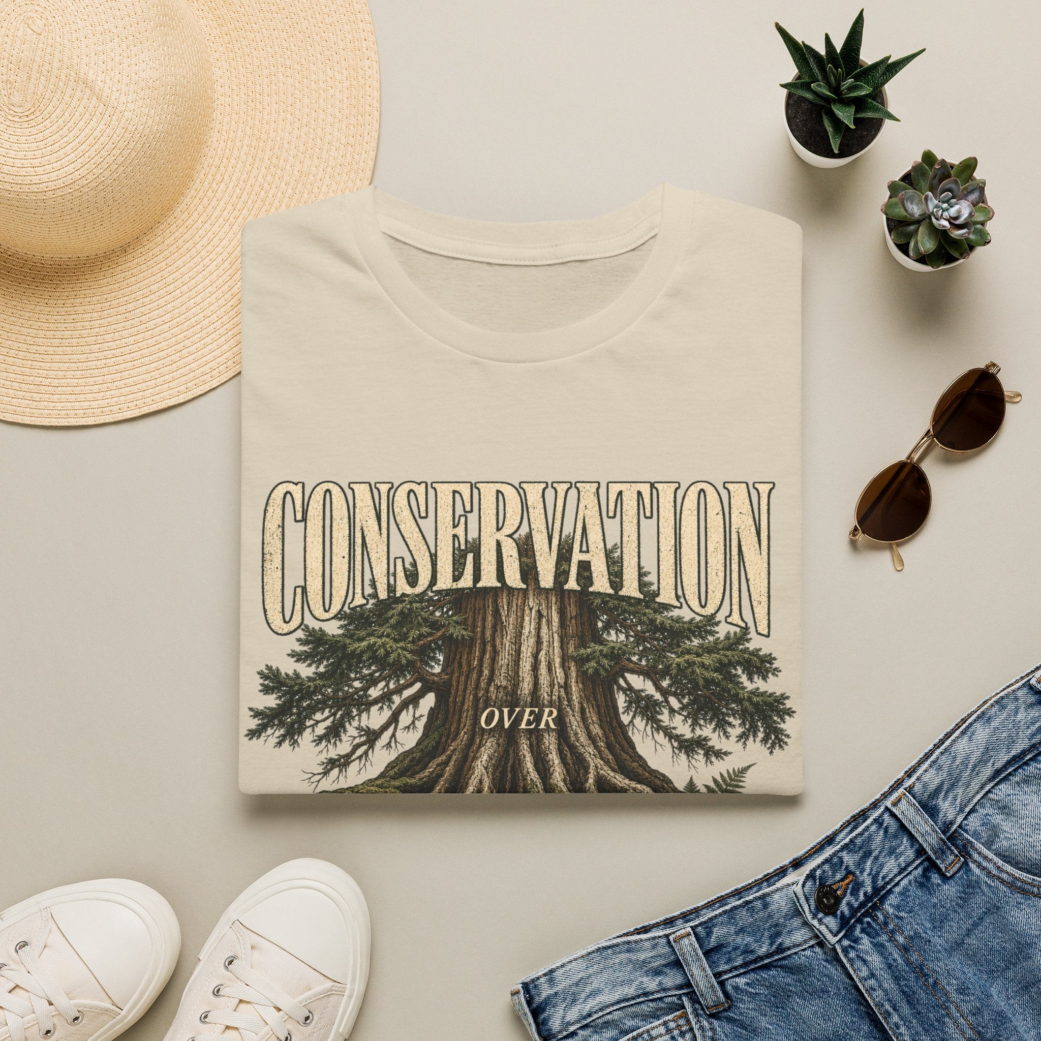 Conservation Over Extraction Tee