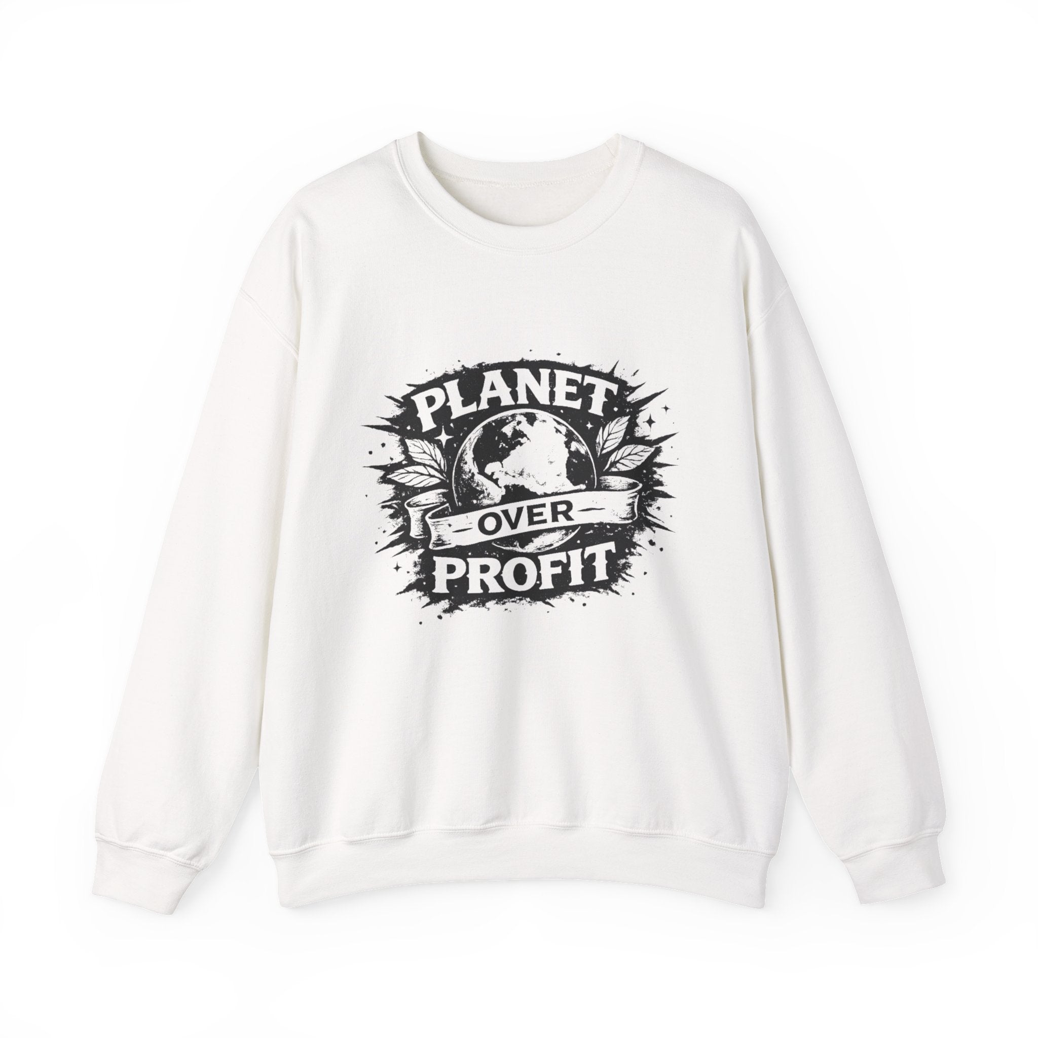 Planet Over Profit Splat Crewneck Sweatshirt