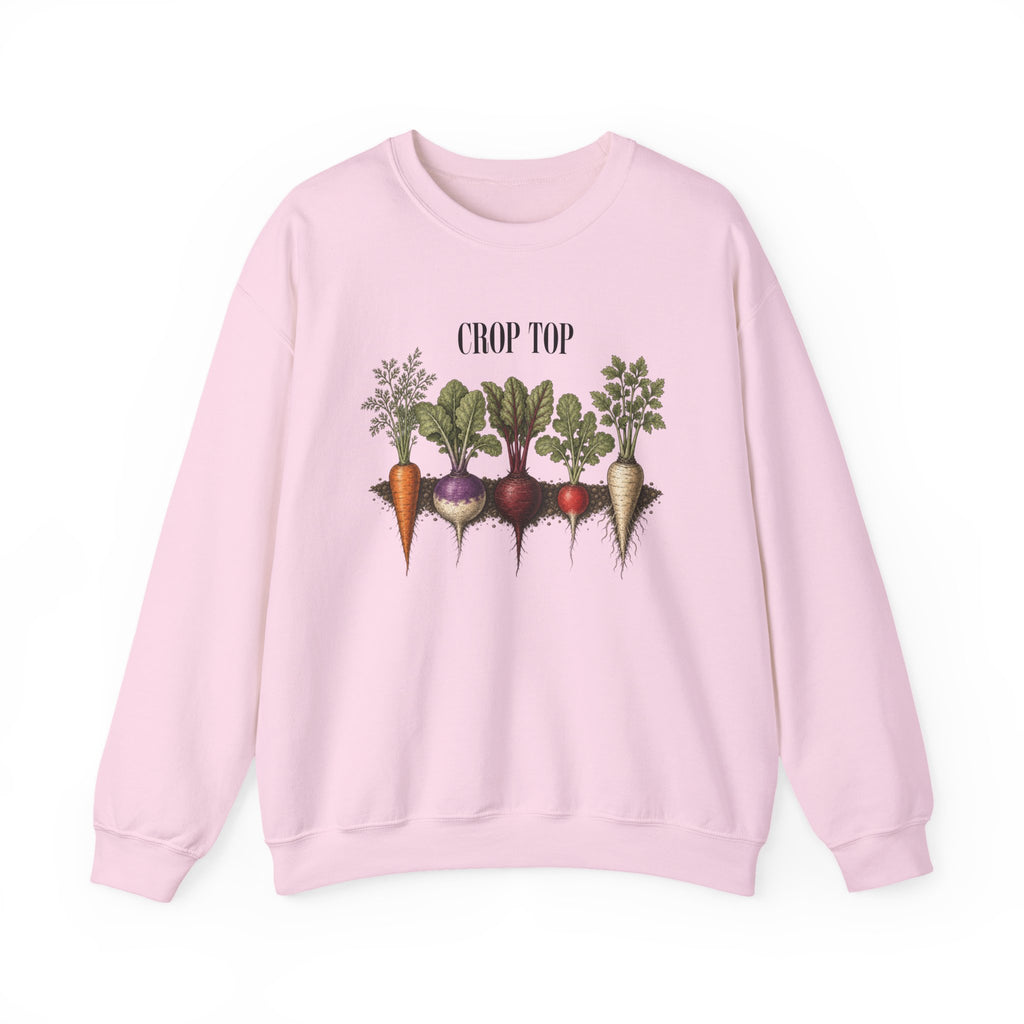 Crop Top Crewneck Sweatshirt