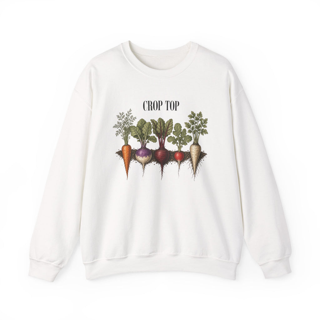 Crop Top Crewneck Sweatshirt