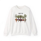 Crop Top Crewneck Sweatshirt