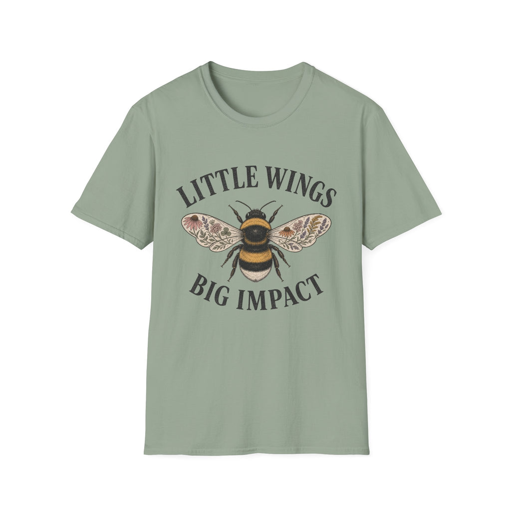 Little Wings Big Impact Flower Wings Tee