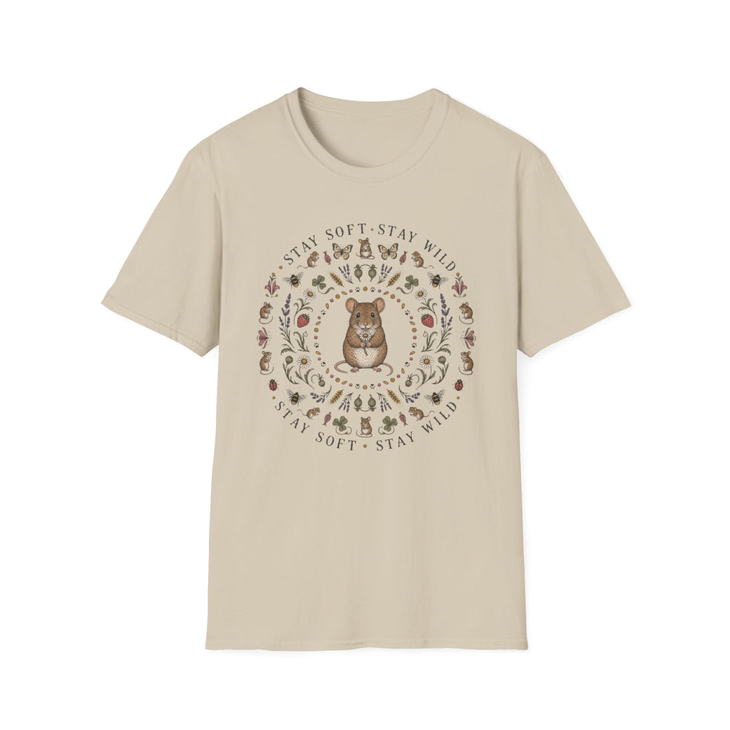 Stay Soft Mouse Mandala Tee