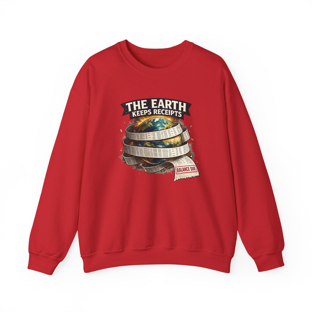 The Earth Keeps Receipts Crewneck Sweatshirt
