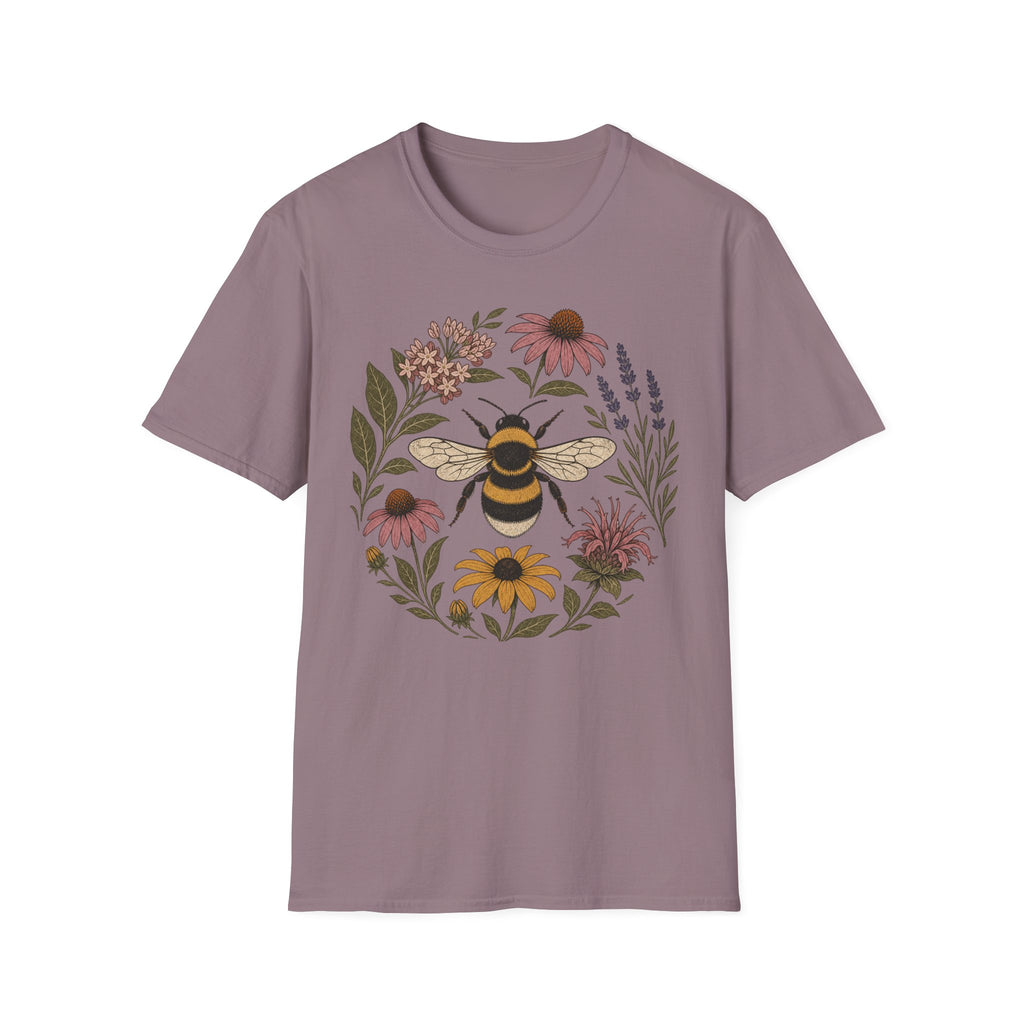 Bee Flower Circle Tee
