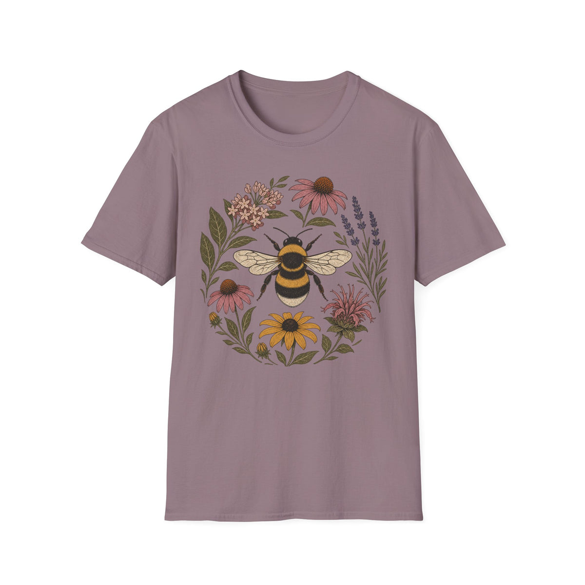 Bee Flower Circle Tee