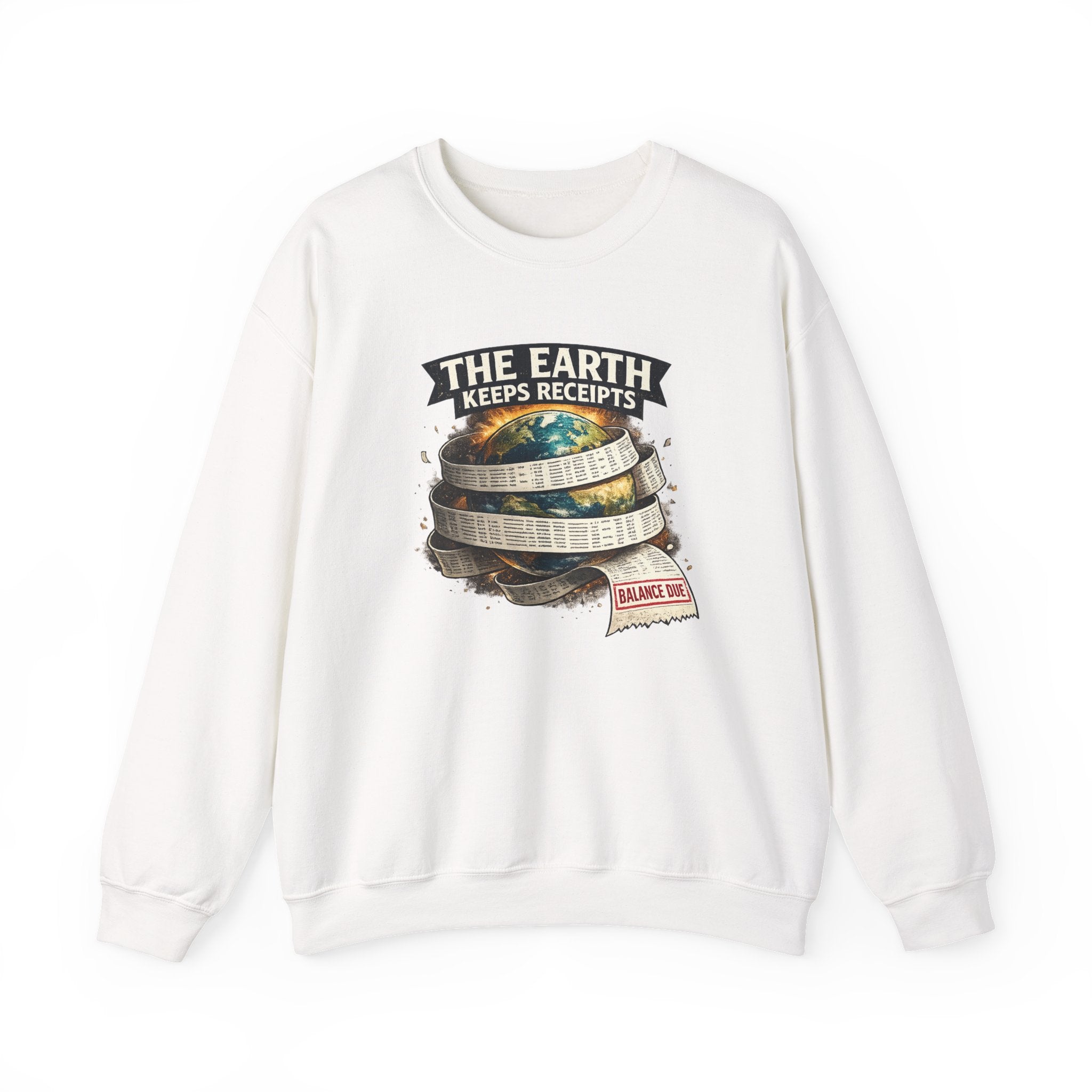 The Earth Keeps Receipts Crewneck Sweatshirt