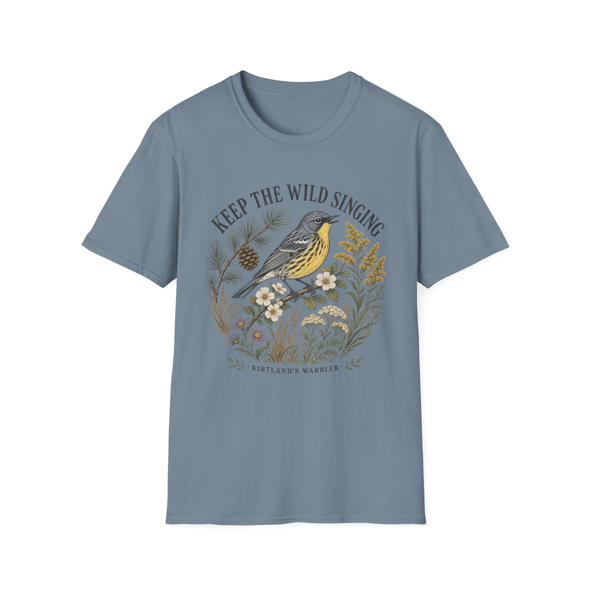 Kirtlands Warbler Singing Tee