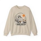 I Have Notes Sun Crewneck Sweatshirt