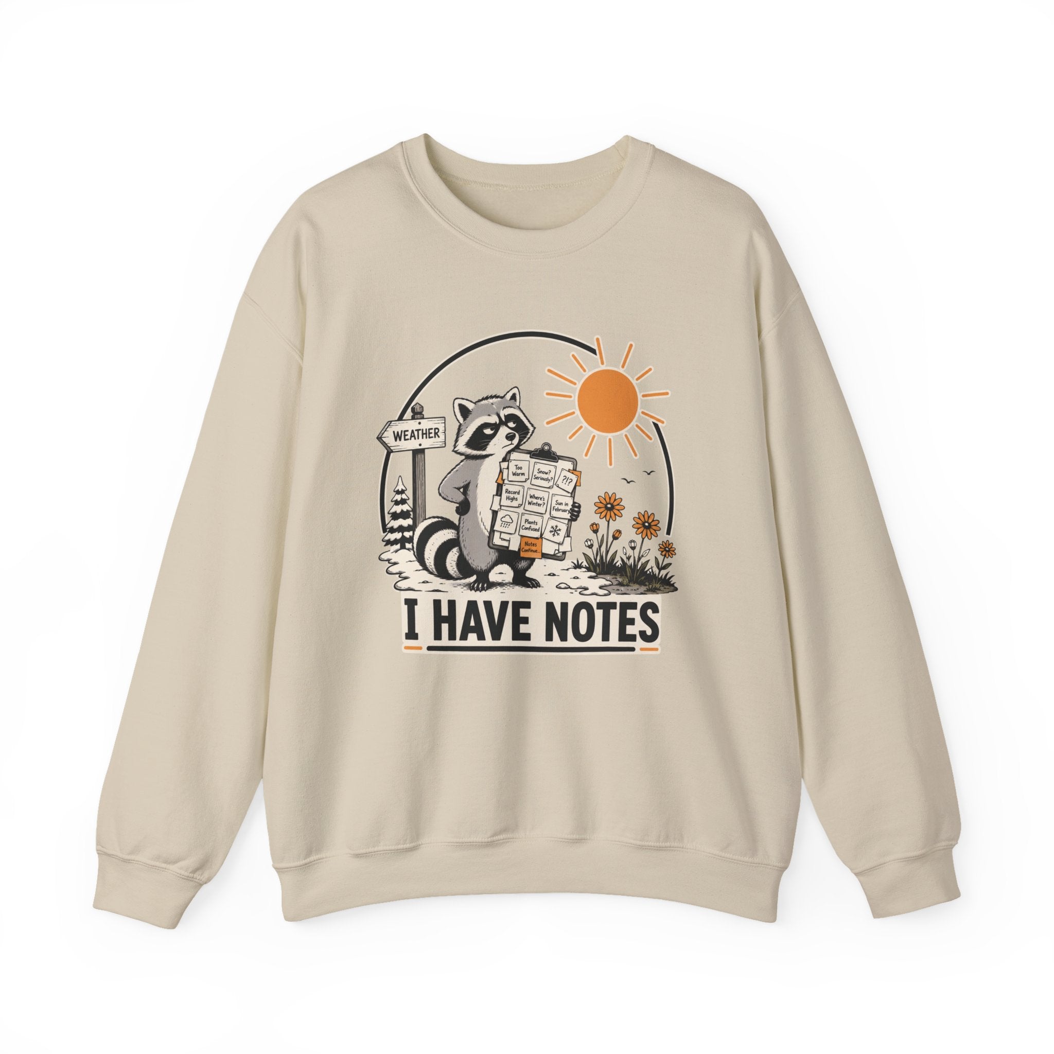 I Have Notes Sun Crewneck Sweatshirt