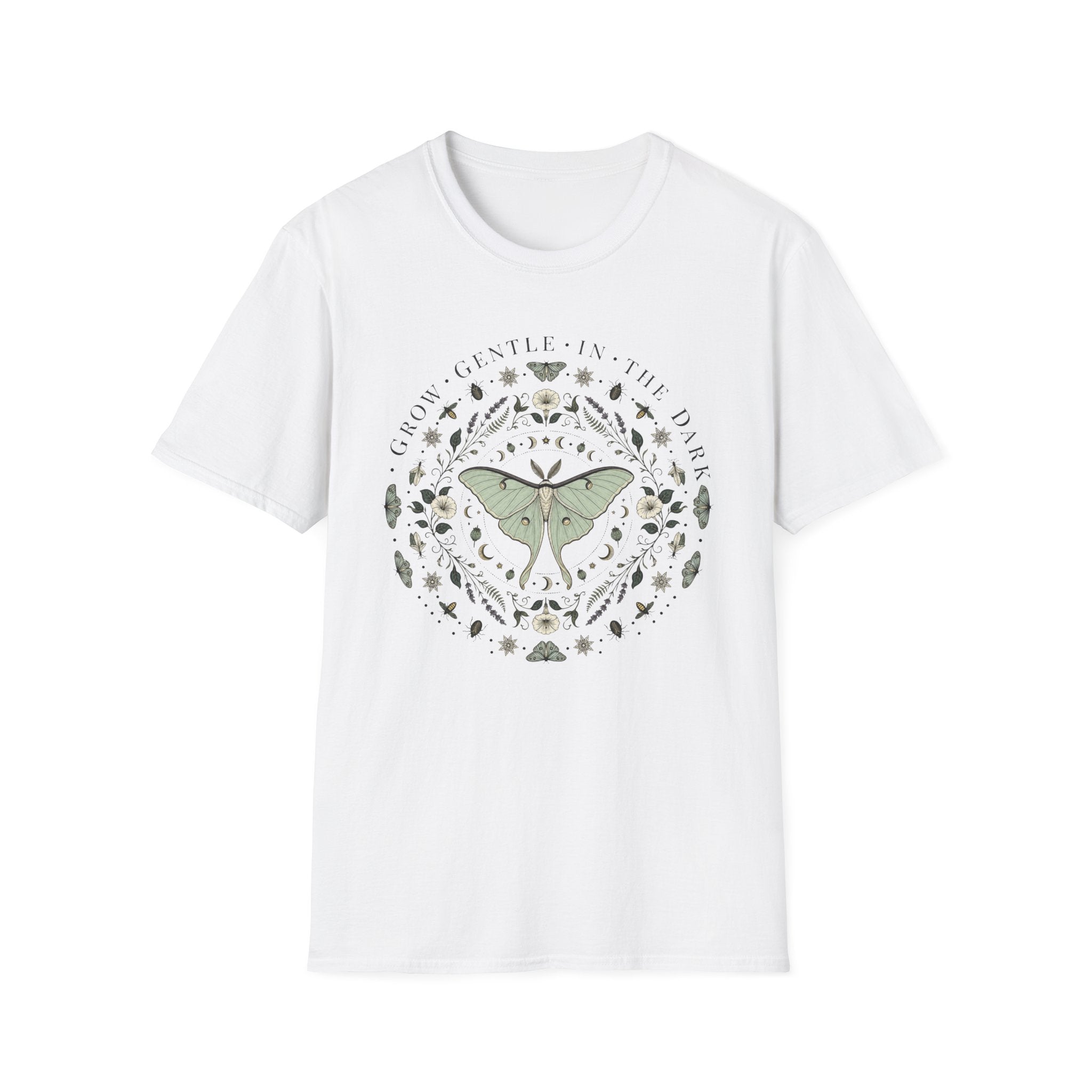 Moth Grow Gentle Mandala Tee
