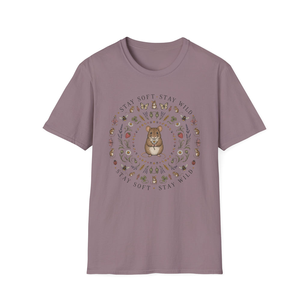 Stay Soft Mouse Mandala Tee