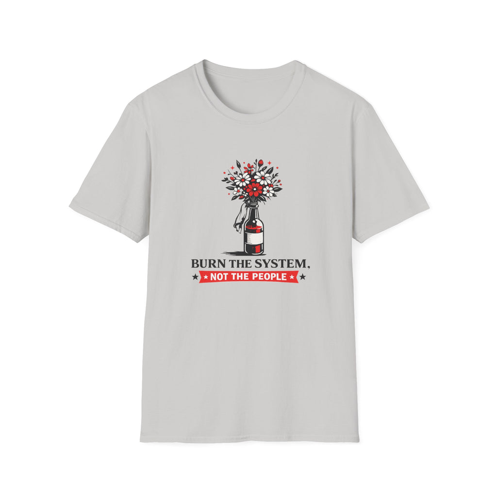Burn the System Bottle Tee