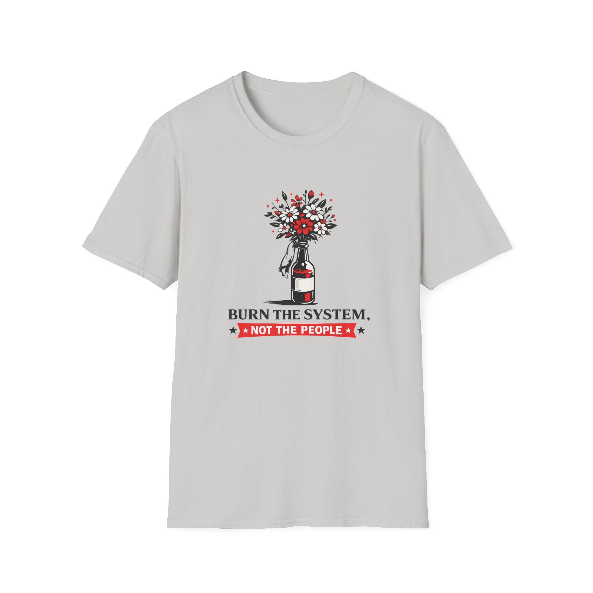 Burn the System Bottle Tee
