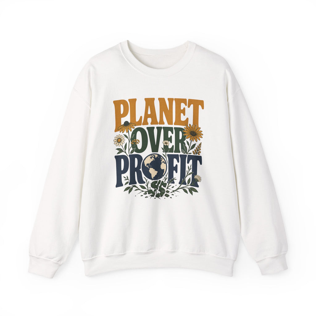 Planet Over Profit dollar sign Crewneck Sweatshirt