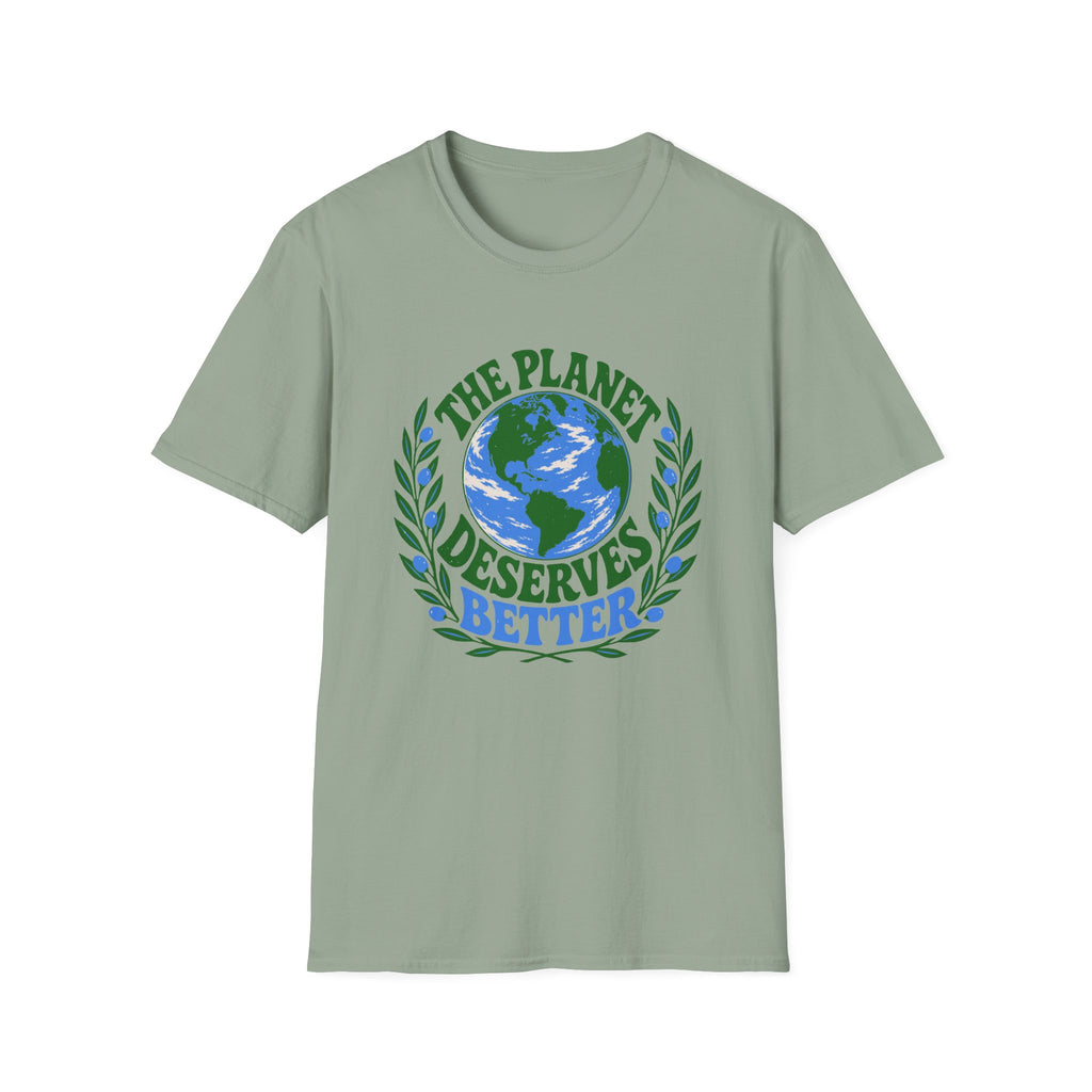 The Planet Deserves Better B+G Tee