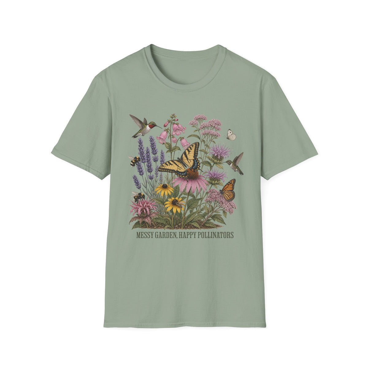Messy Garden, Happy Pollinators Tee