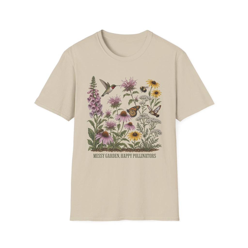 Messy Garden, Happy Pollinators 2 Tee