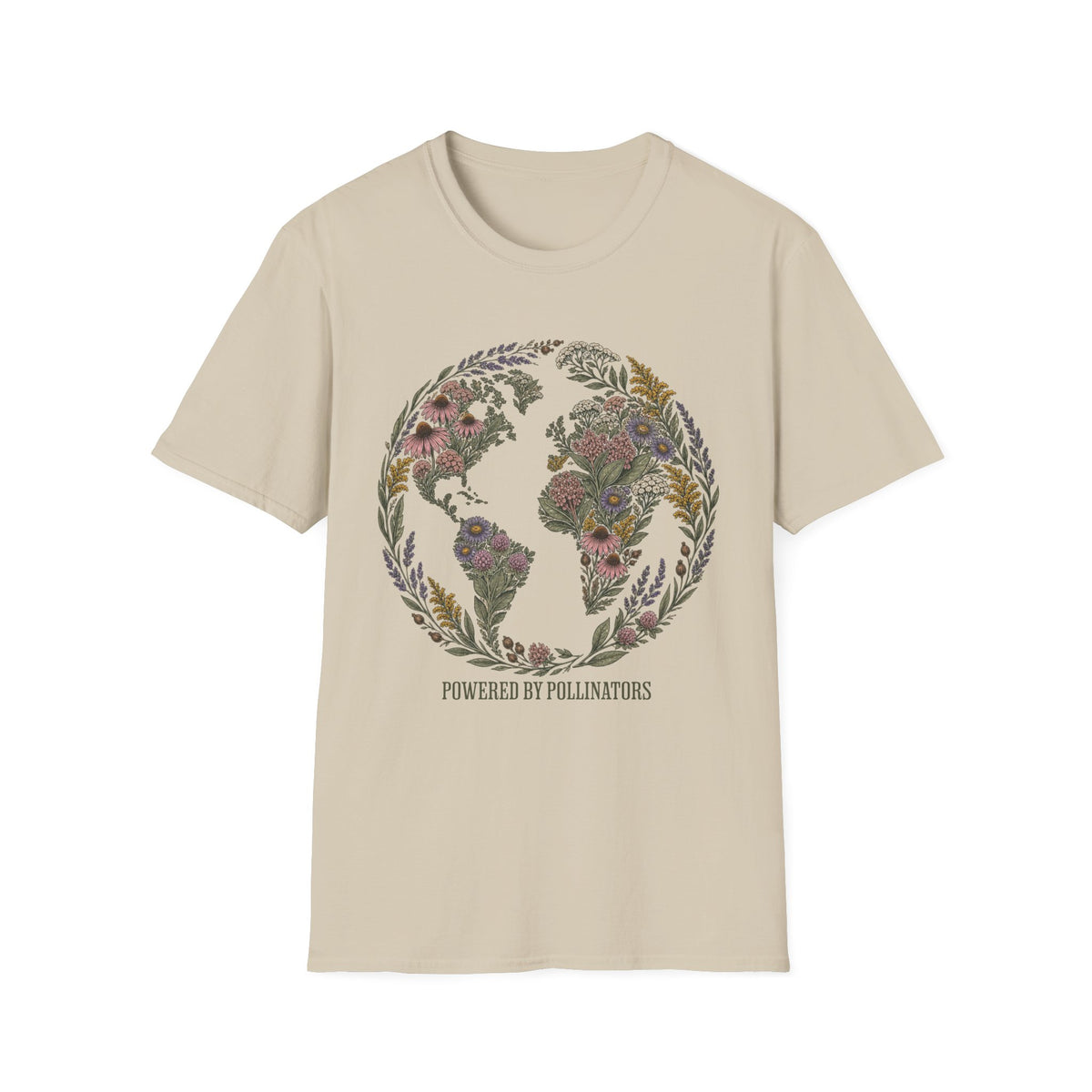 Powered By Pollinators 3 Tee