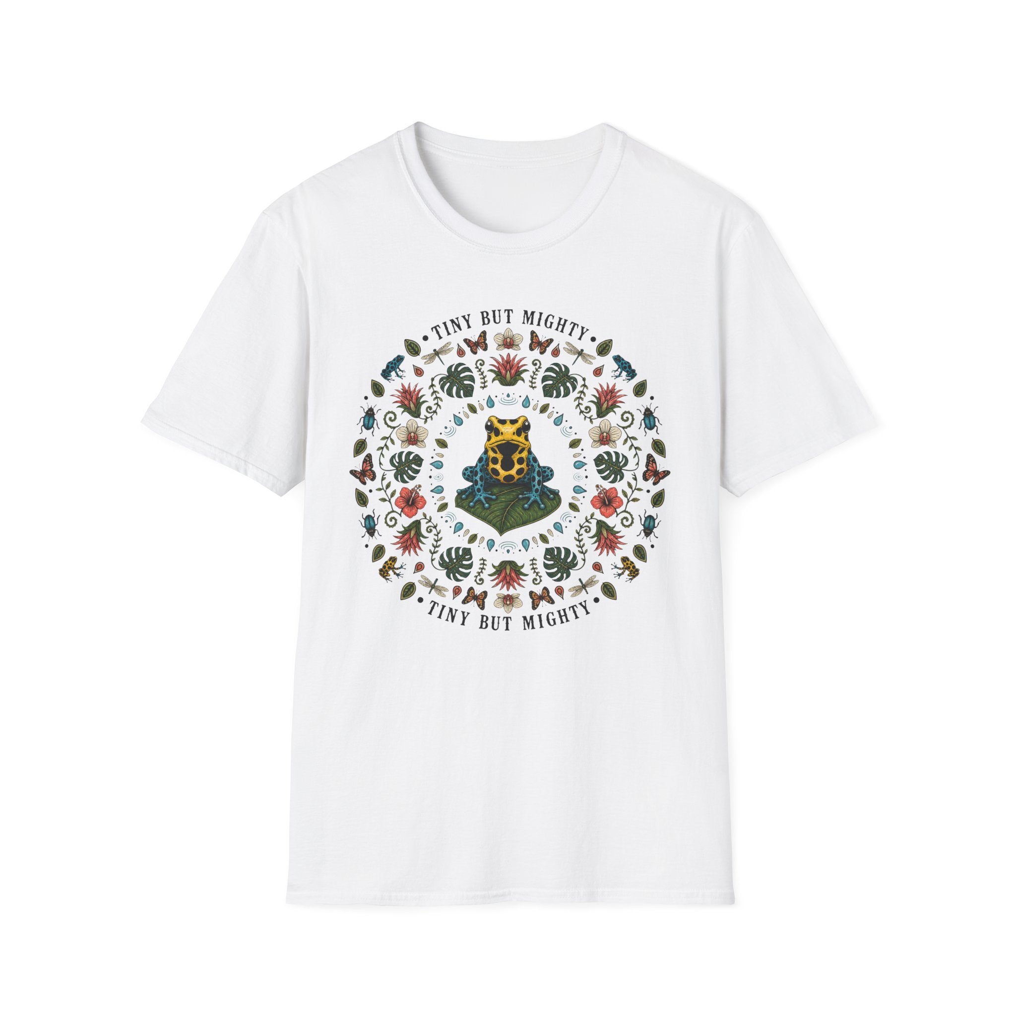 Tiny Mighty Dart Frog Mandala Tee
