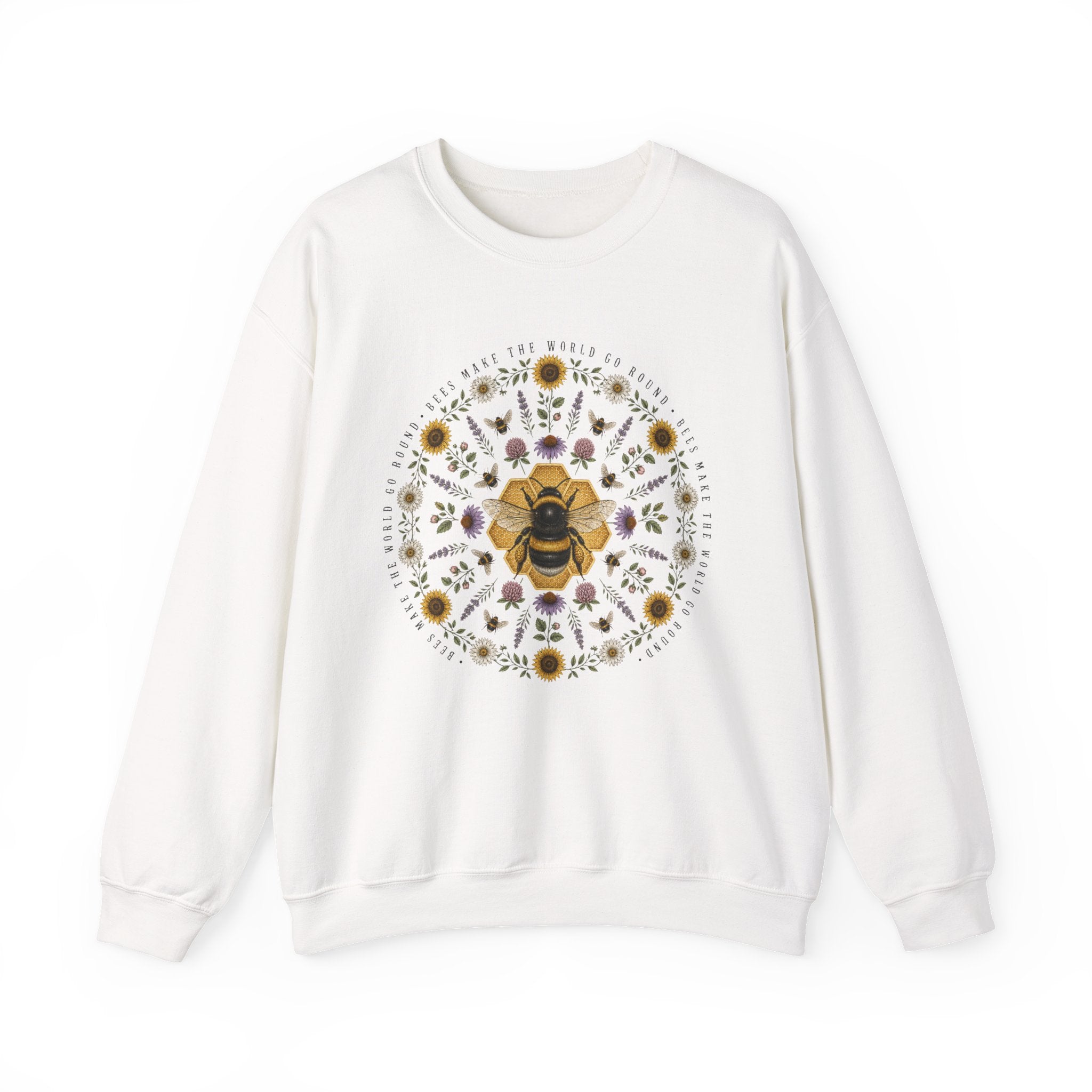 Bee Mandala Crewneck Sweatshirt
