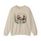 Go With The Flow Otter Crewneck Sweatshirt