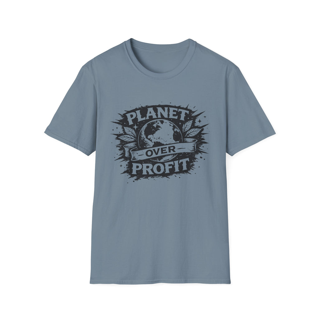 Planet Over Profit Splat Tee