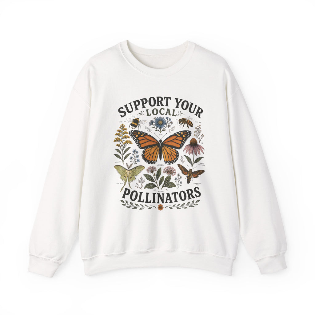 Support Your Local Pollinators Crewneck Sweatshirt