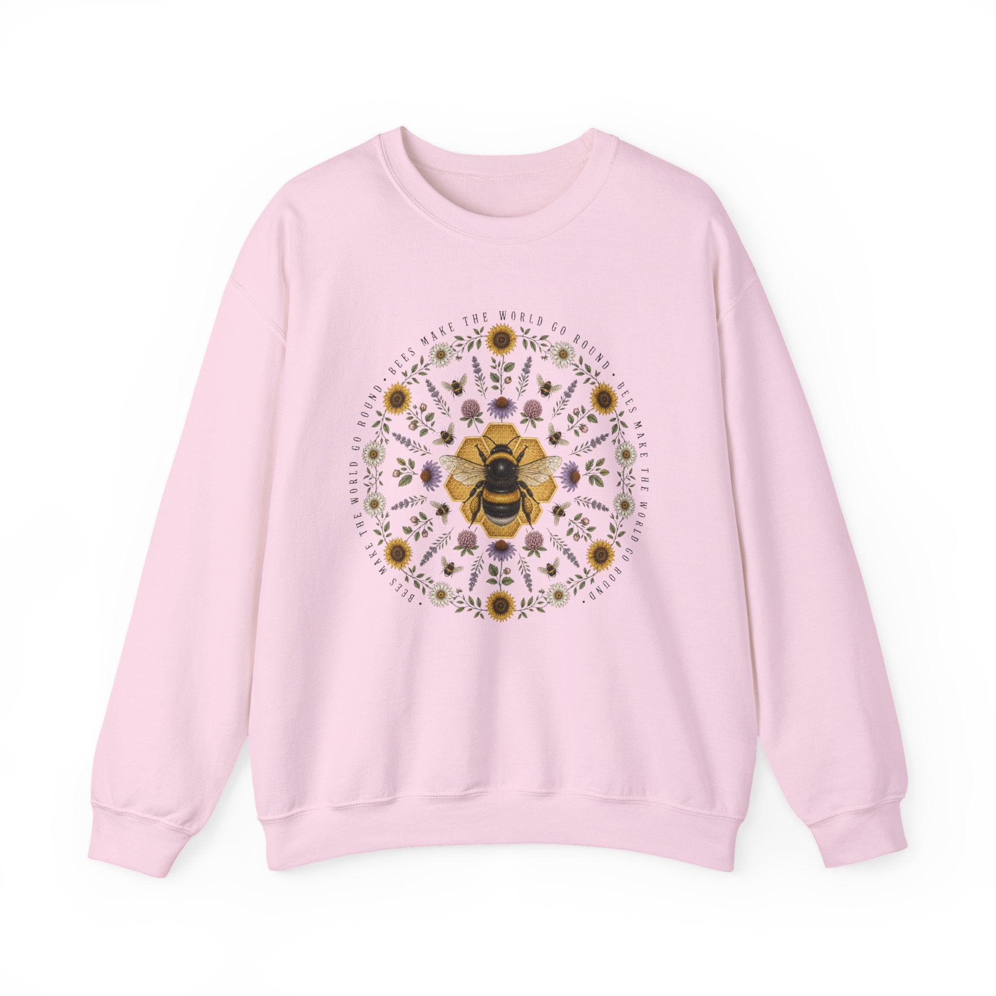 Bee Mandala Crewneck Sweatshirt