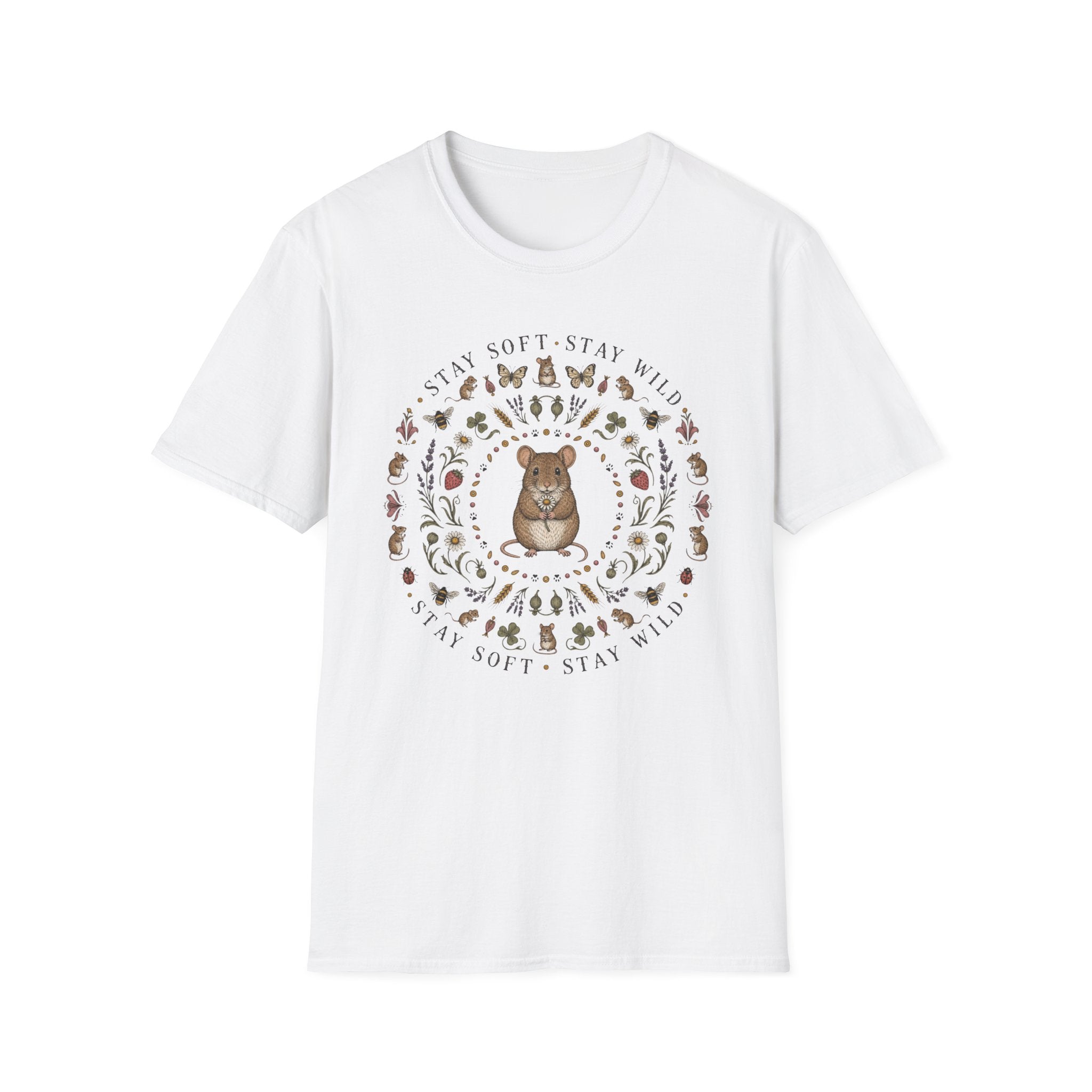 Stay Soft Mouse Mandala Tee