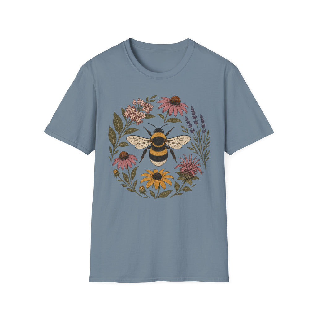 Bee Flower Circle Tee