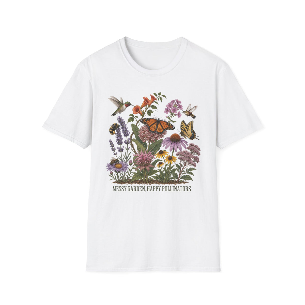 Messy Garden, Happy Pollinators 5 Tee