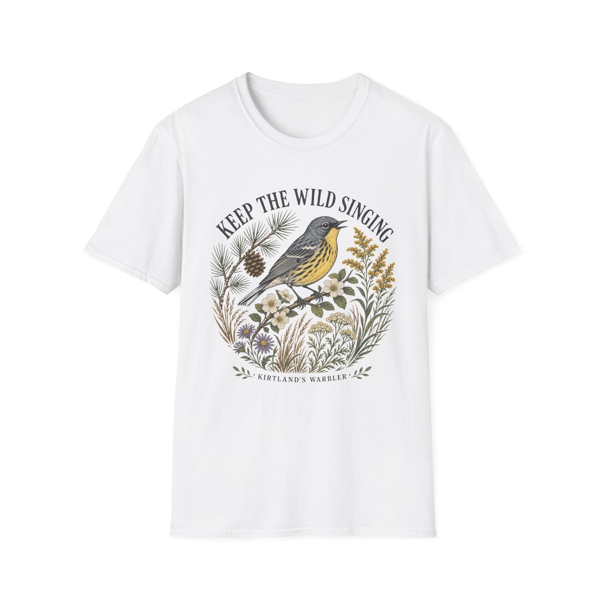 Kirtlands Warbler Singing Tee