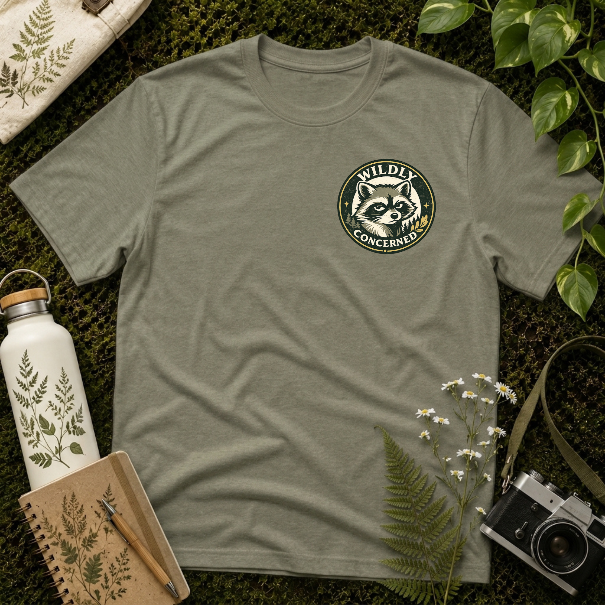 Wildly Concerned Small Brand Logo Tee
