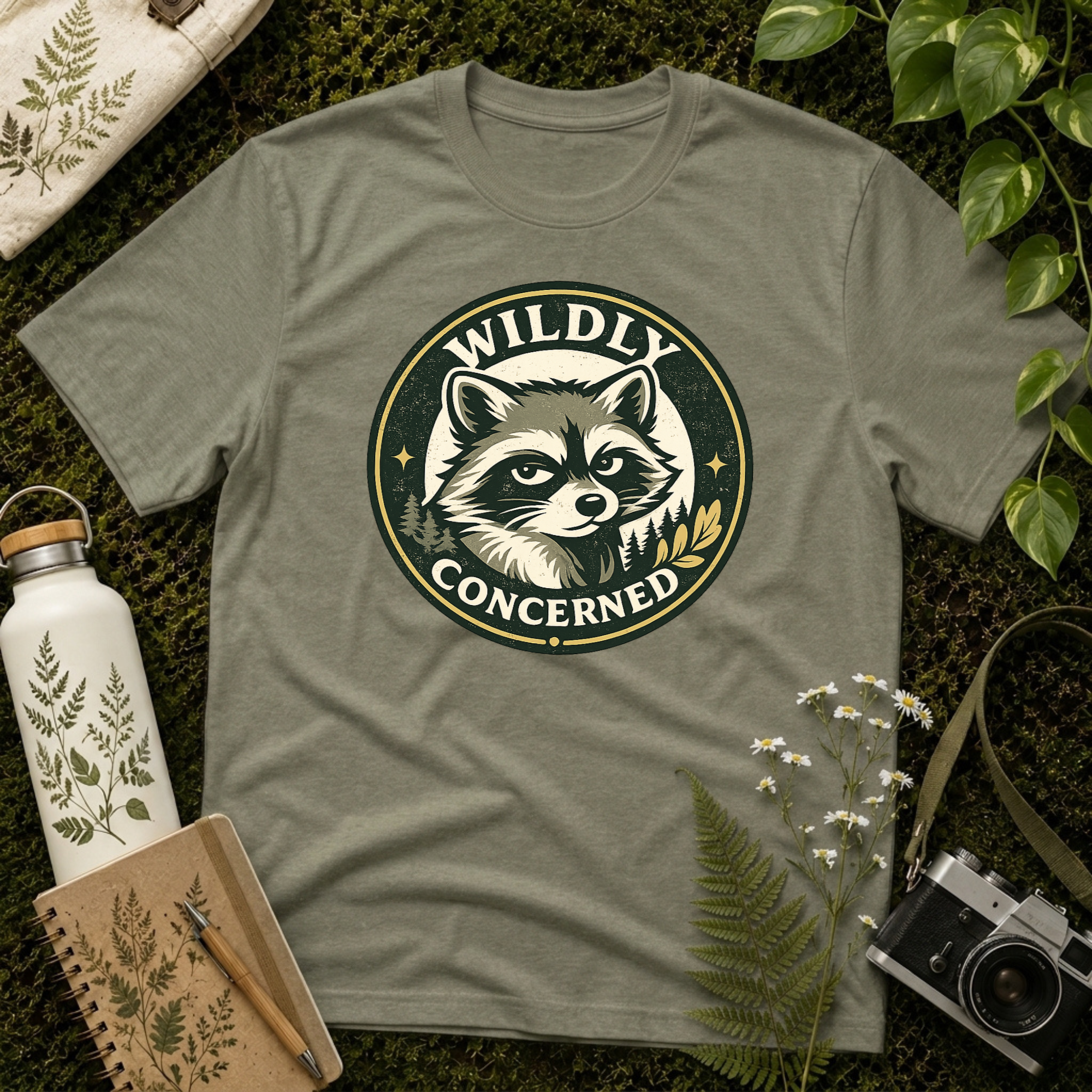 Wildly Concerned Large Brand Logo Tee