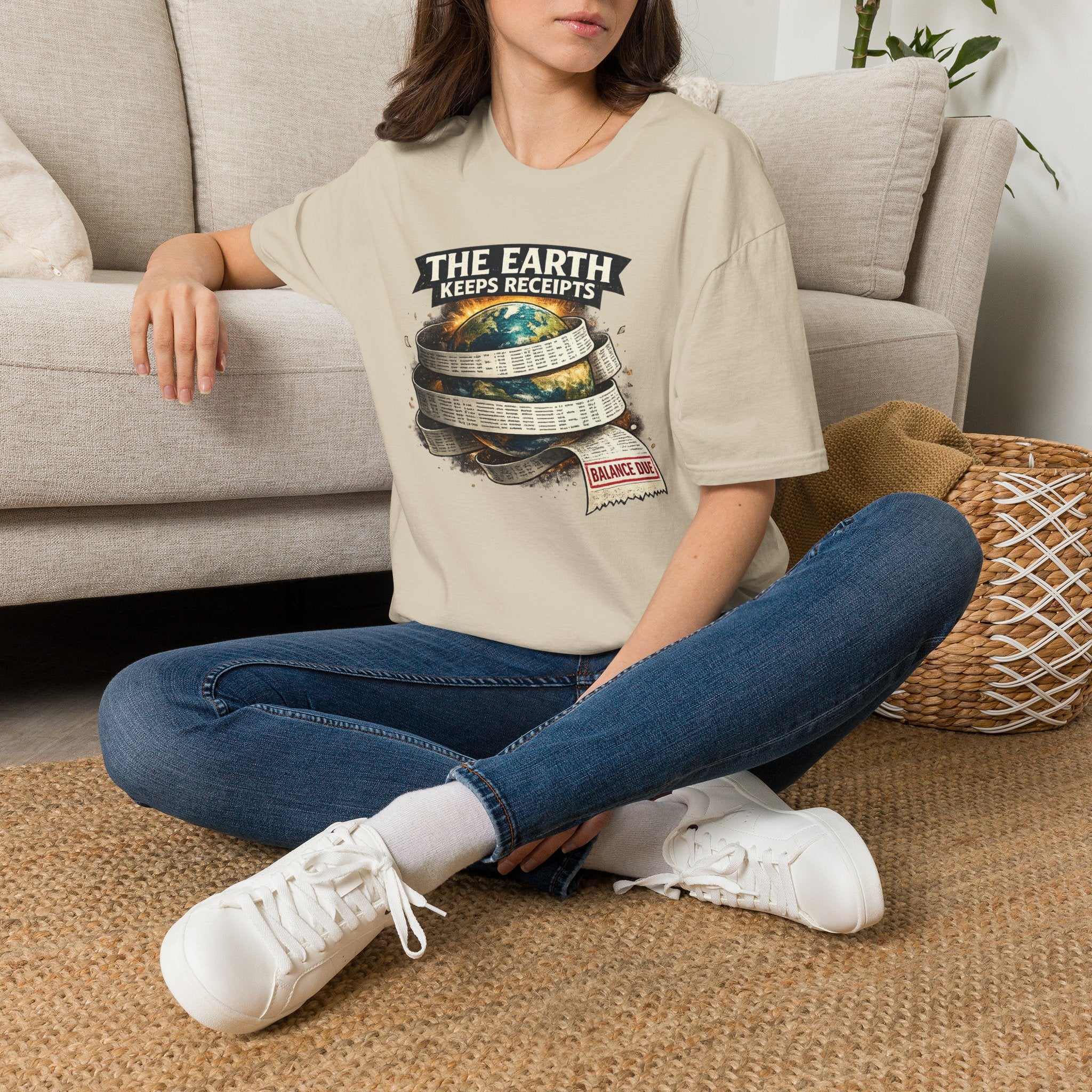 Earth Keeps Receipts Tee