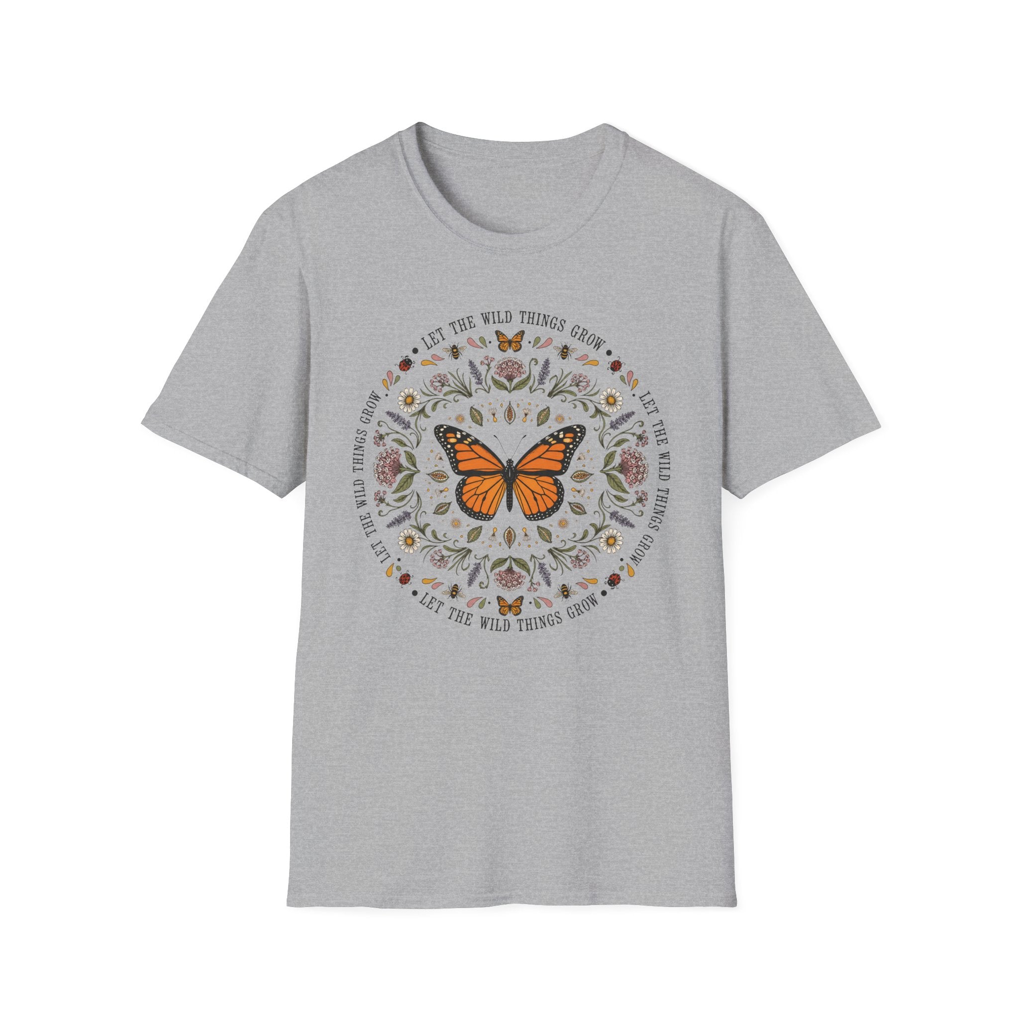 Let The Wild Things Grow Mandala Tee