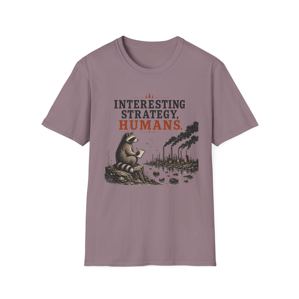 Interesting Strategy Humans River Tee