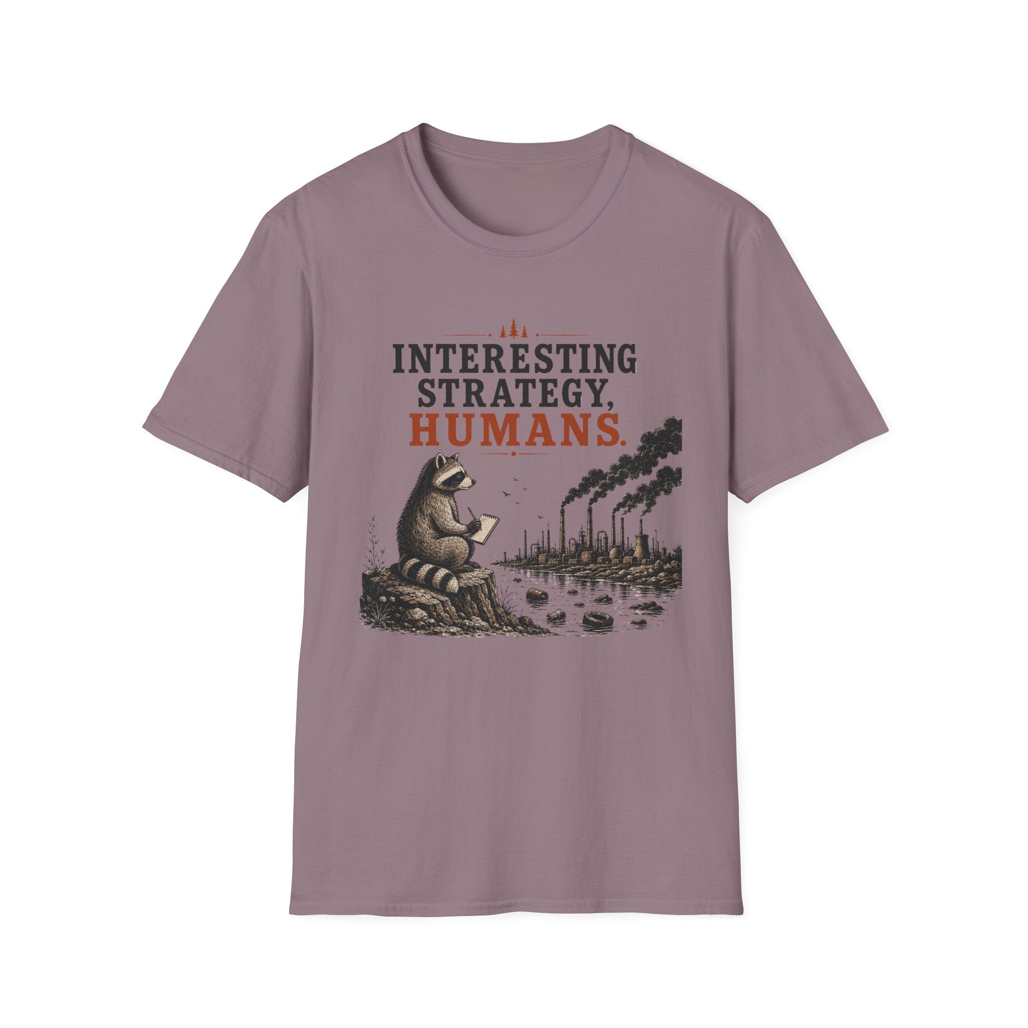 Interesting Strategy Humans River Tee